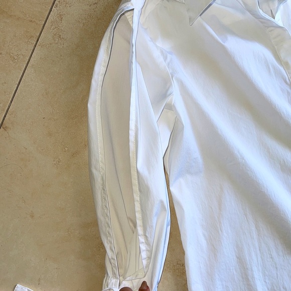 Marled Shirt with opened sleeves and ties - Picture 6 of 6